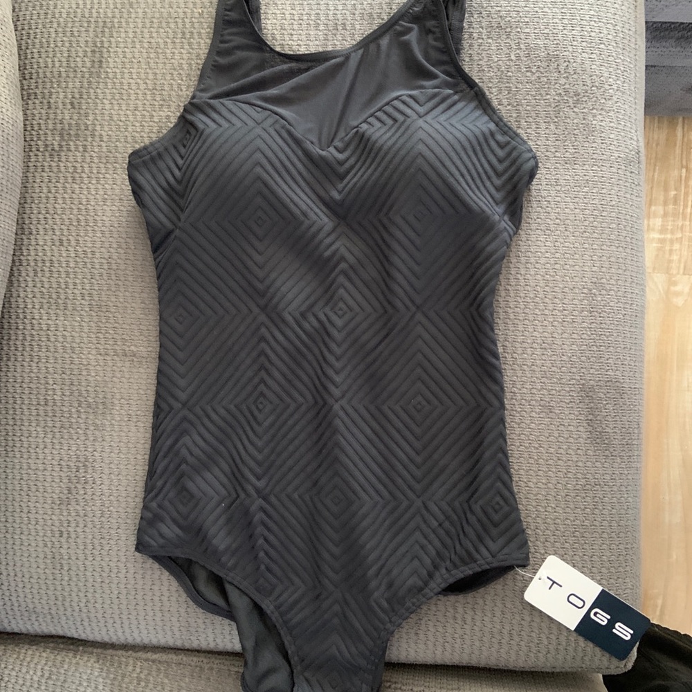 NWT Togs Black Swimsuit